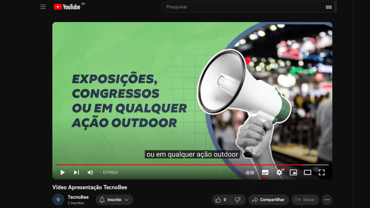 Vídeo Apresentação TecnoBee